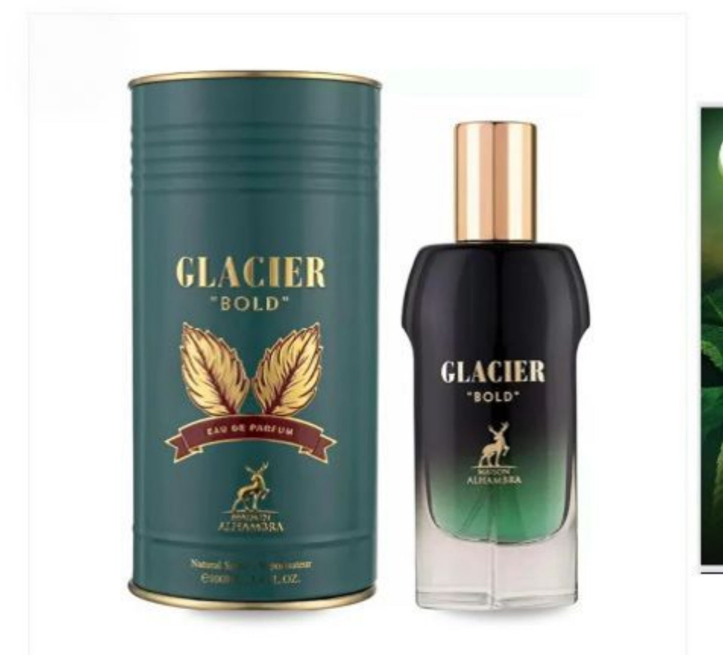 GLACIER BOLD MEN EDP 100ML ( 3.4OZ) BY AL HAMBRA