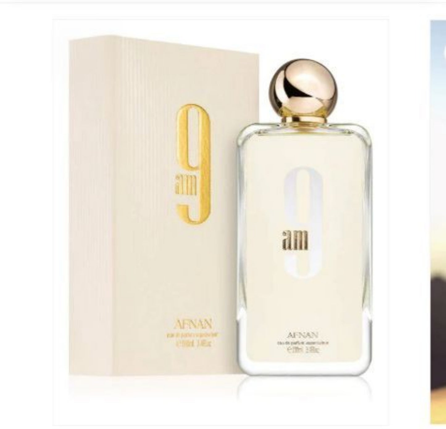 9AM GOLD UNISEX EDP 100ML ( 3.4OZ) BY AFNAN