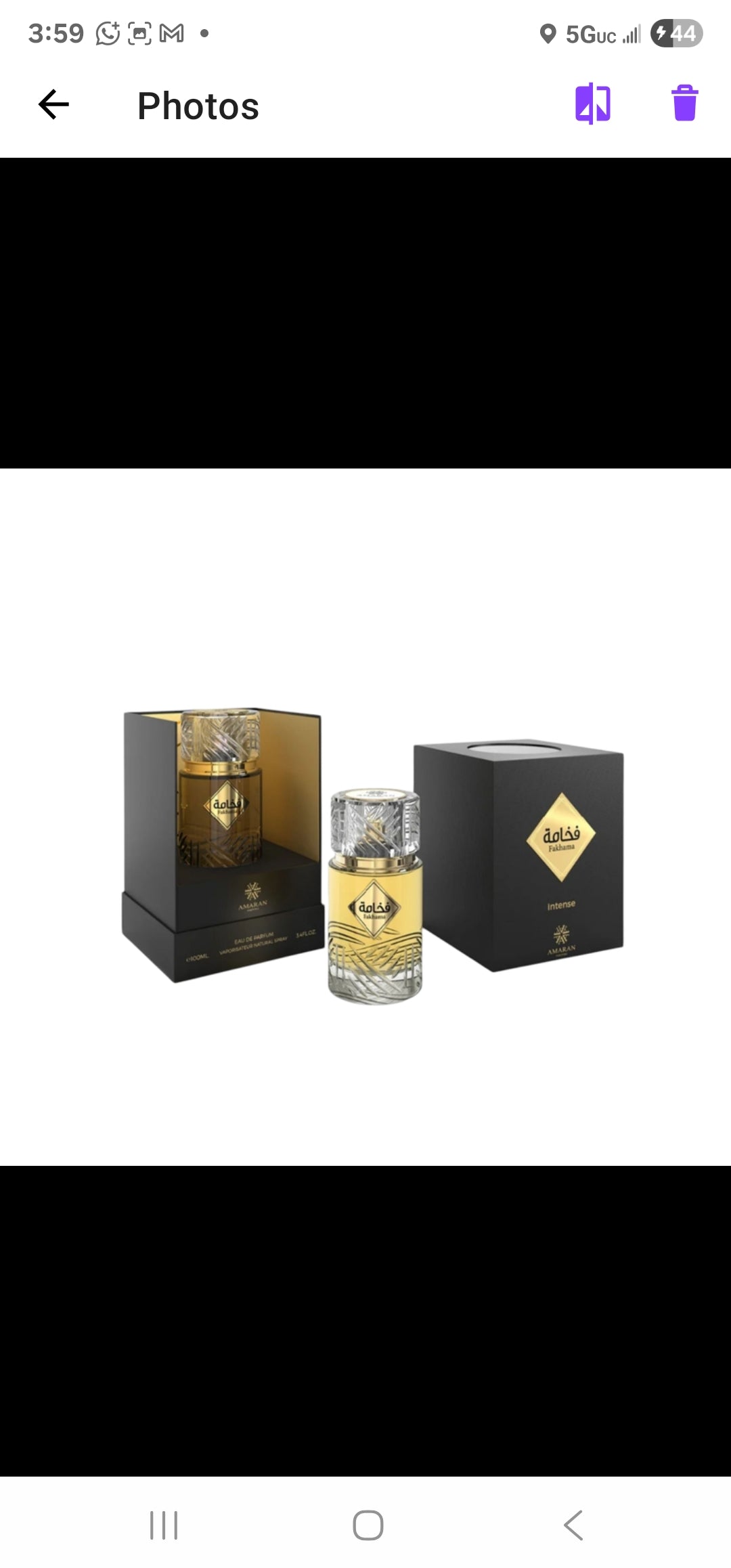 FAKHAMA INTENSE UNISEX EDP 100ML ( 3.4OZ) BY AMARAN NICHE