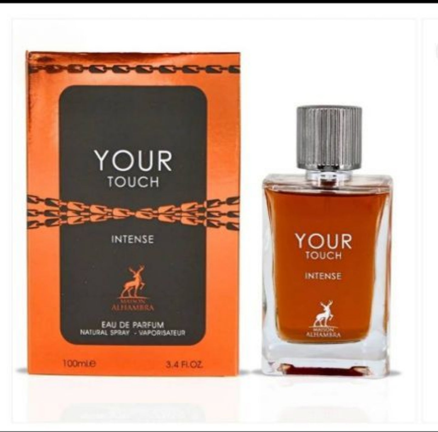 YOUR TOUCH INTENSE MEN EDP 100ML ( 3.4OZ) BY MAISON ALHAMBRA