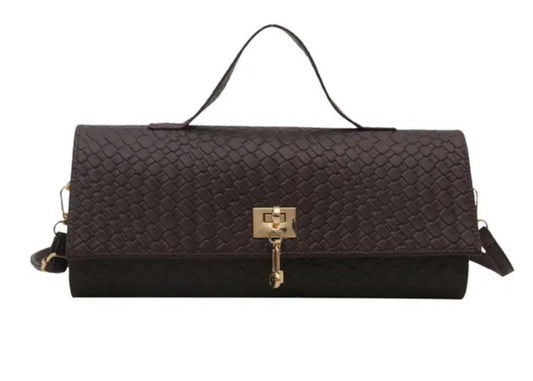 Women fashion clutch Coffee