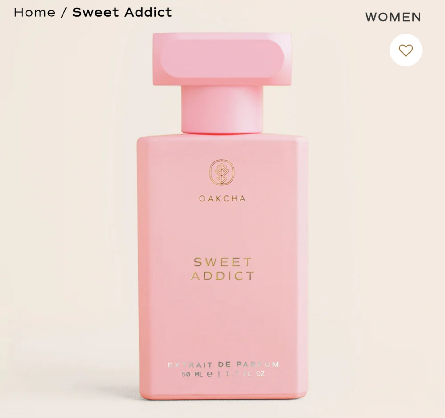 SWEET ADDICT  women. By Oakcha size 50ml