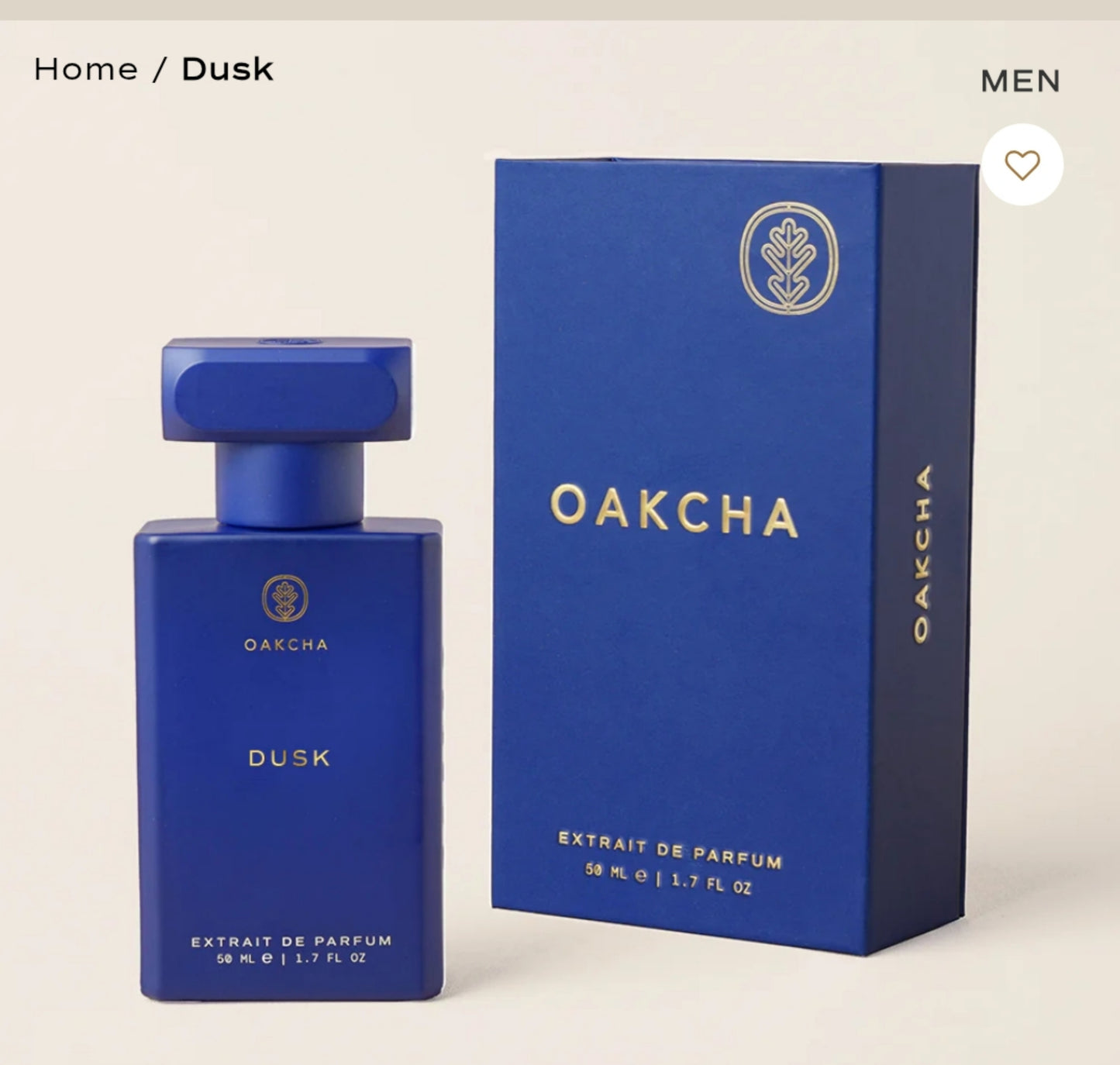 DUSK MEN By Oakcha  size 50ml  EDT
