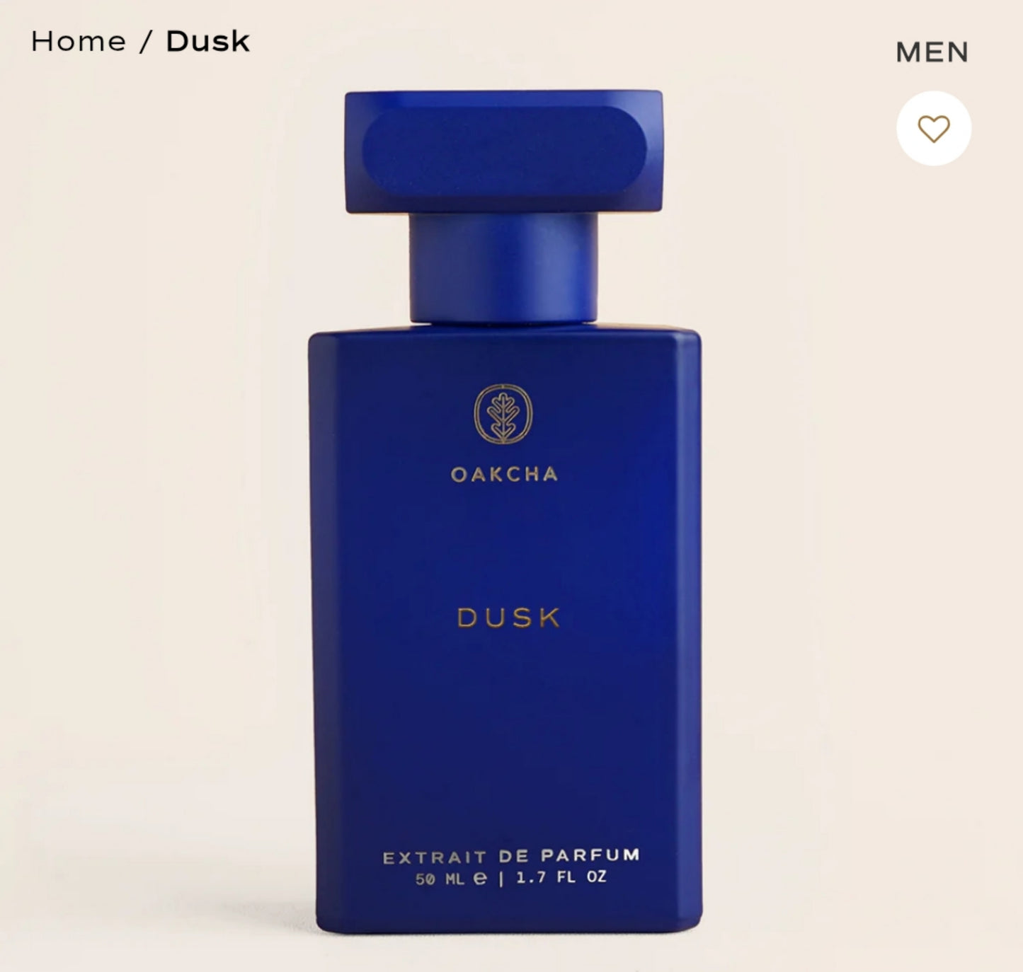 DUSK MEN By Oakcha  size 50ml  EDT
