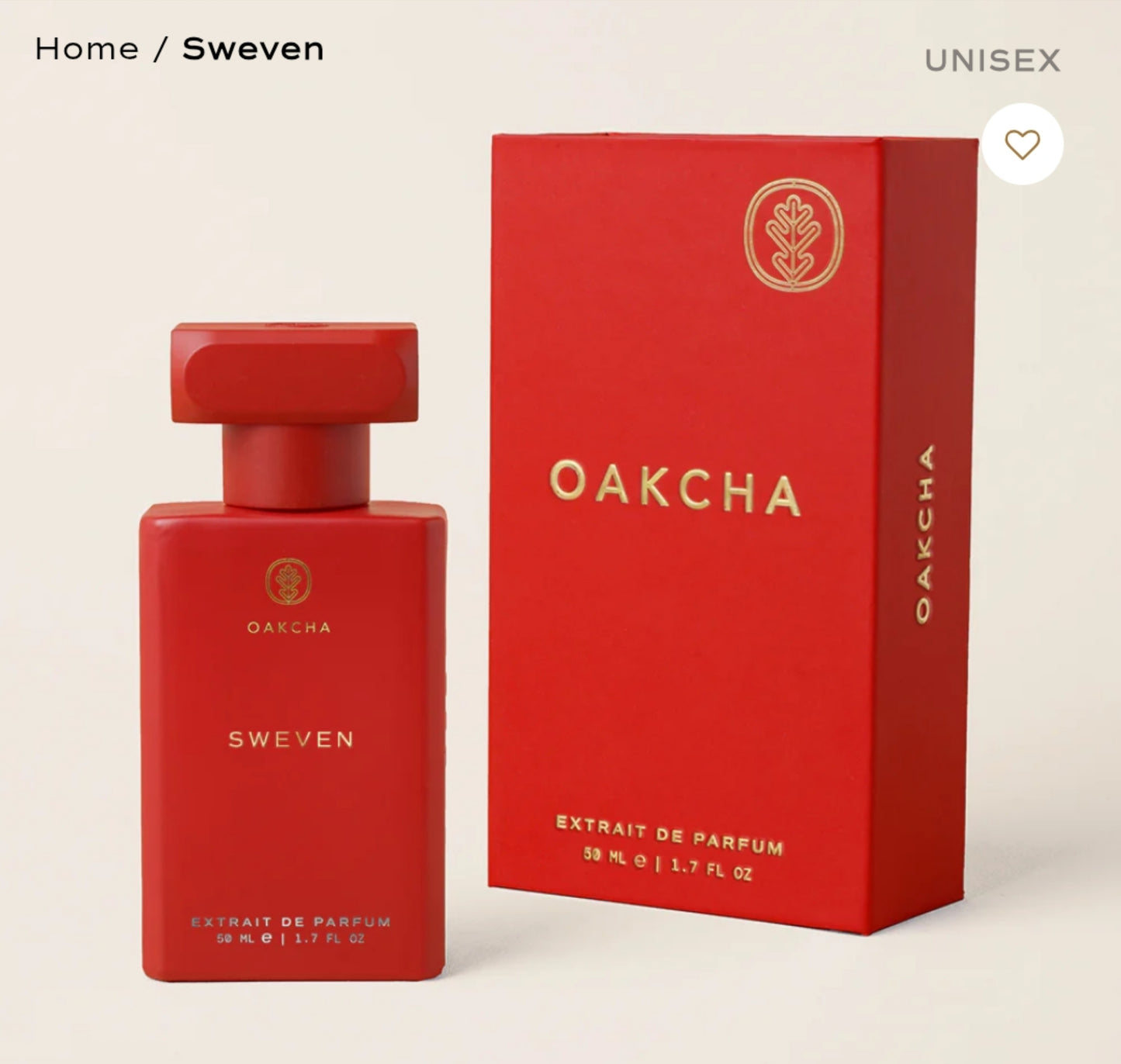 SWEVEN UNISEX  by Oakcha size 50ml