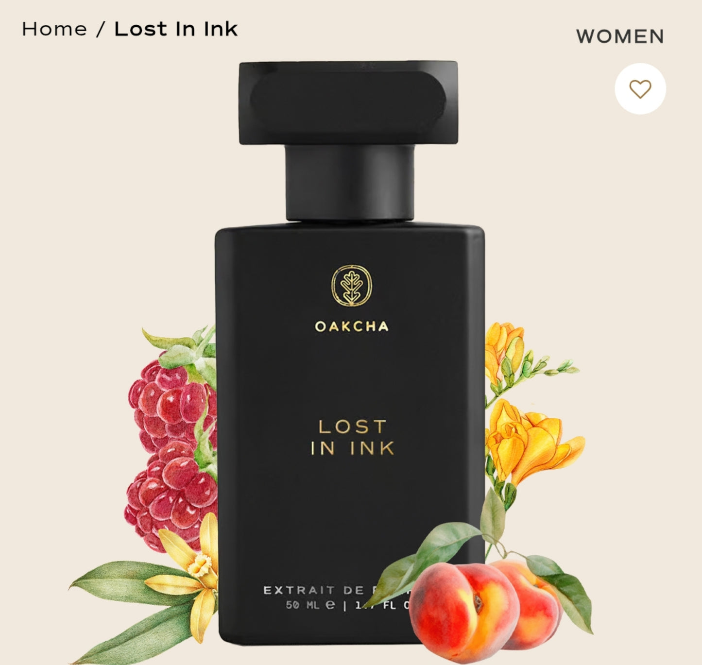 LOST IN INK WOMEN BY Oakcha  size 50ml EDT