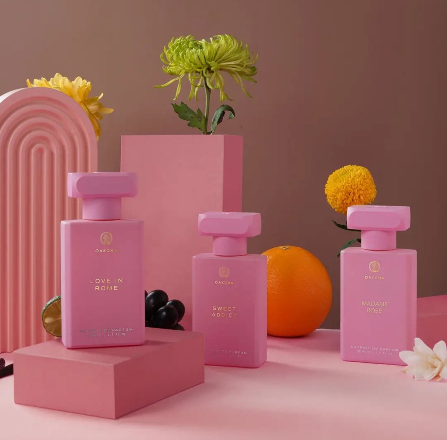 LOVE IN ROME WOMEN by Oakcha 50ML  . Inspired by : Valentino Donna Born in Roma .scent family: vanilla, fruity, woody.