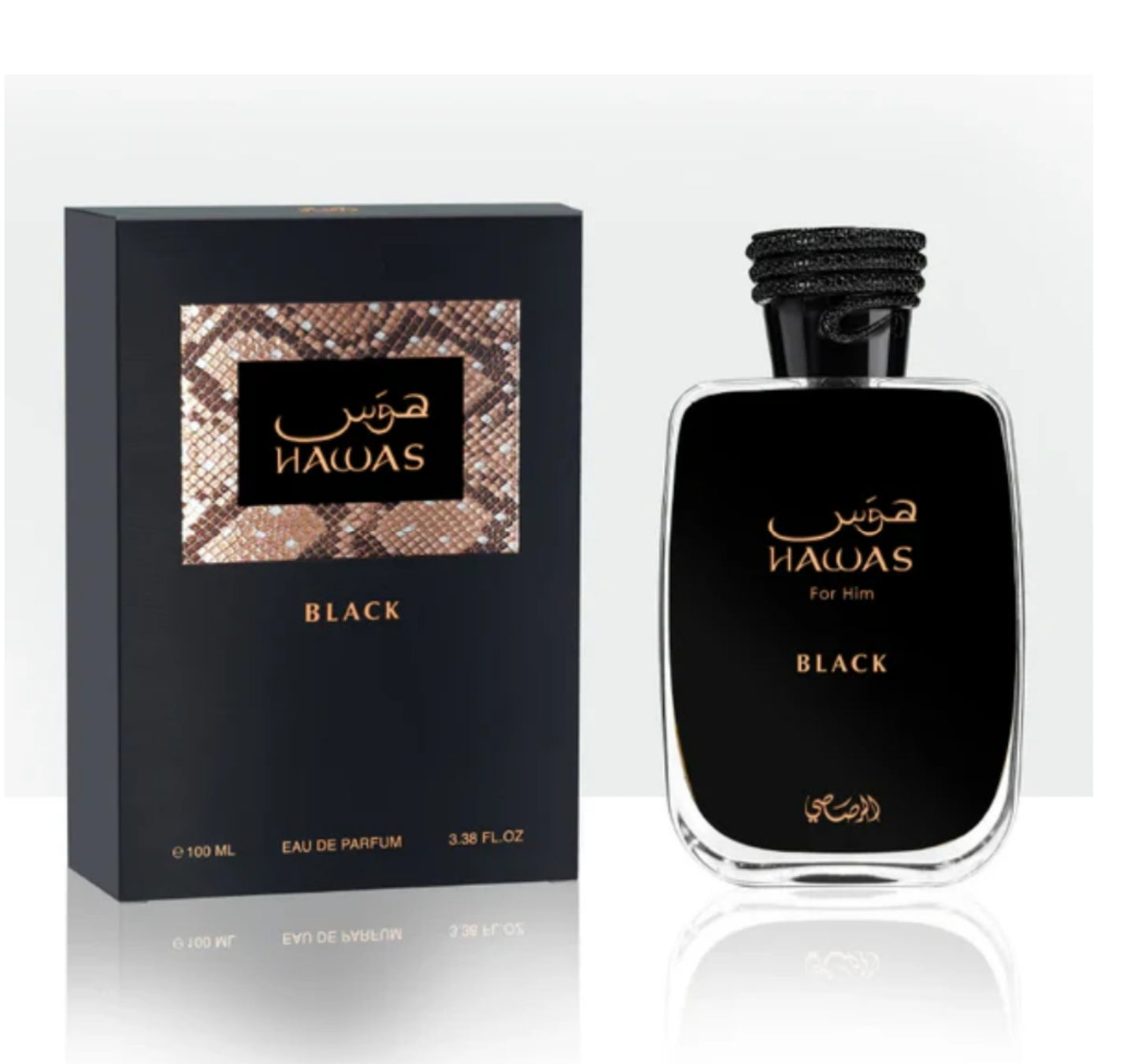 HAWAS BLACK MEN EDP 100ML by RASASI