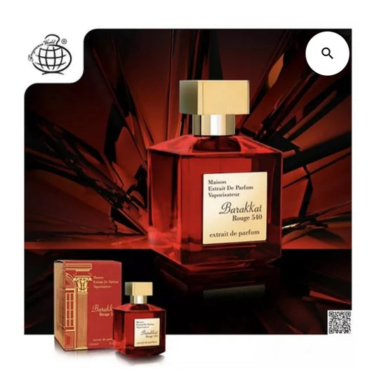 BARAKKAT ROUGE  540 EXTRAIT   DE  PARFUM UNISEX  by fragrance world  100ML
