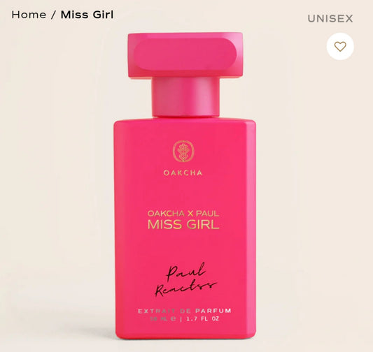 MISS GIRL  UNISEX  By Oakcha size 50ml EDT