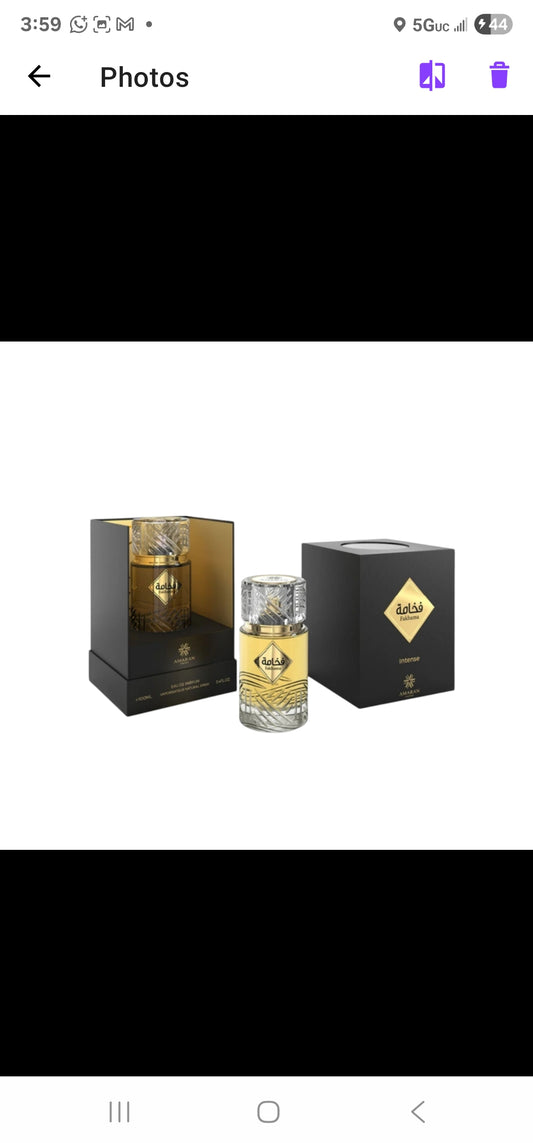 FAKHAMA INTENSE UNISEX  EDP  100ML  ( 3.4OZ) BY AMARAN NICHE