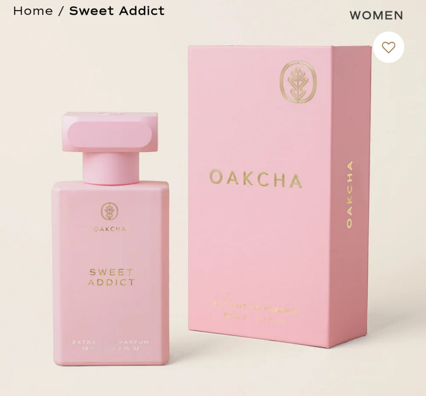 SWEET ADDICT  women. By Oakcha size 50ml