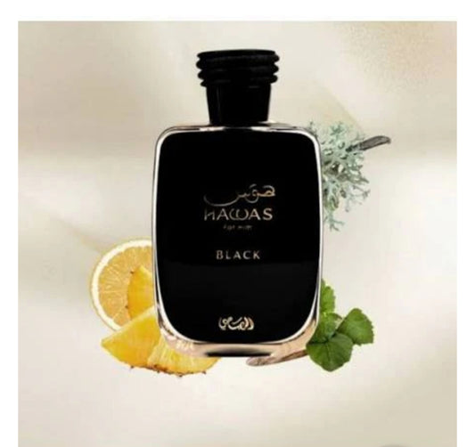 HAWAS BLACK MEN EDP 100ML by RASASI