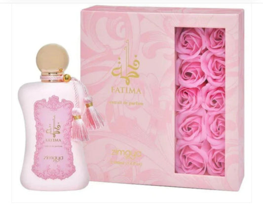 FATIMA PINK WOMEN ROSE EDP 100ML ( 3.4OZ) BY ZIMAYA