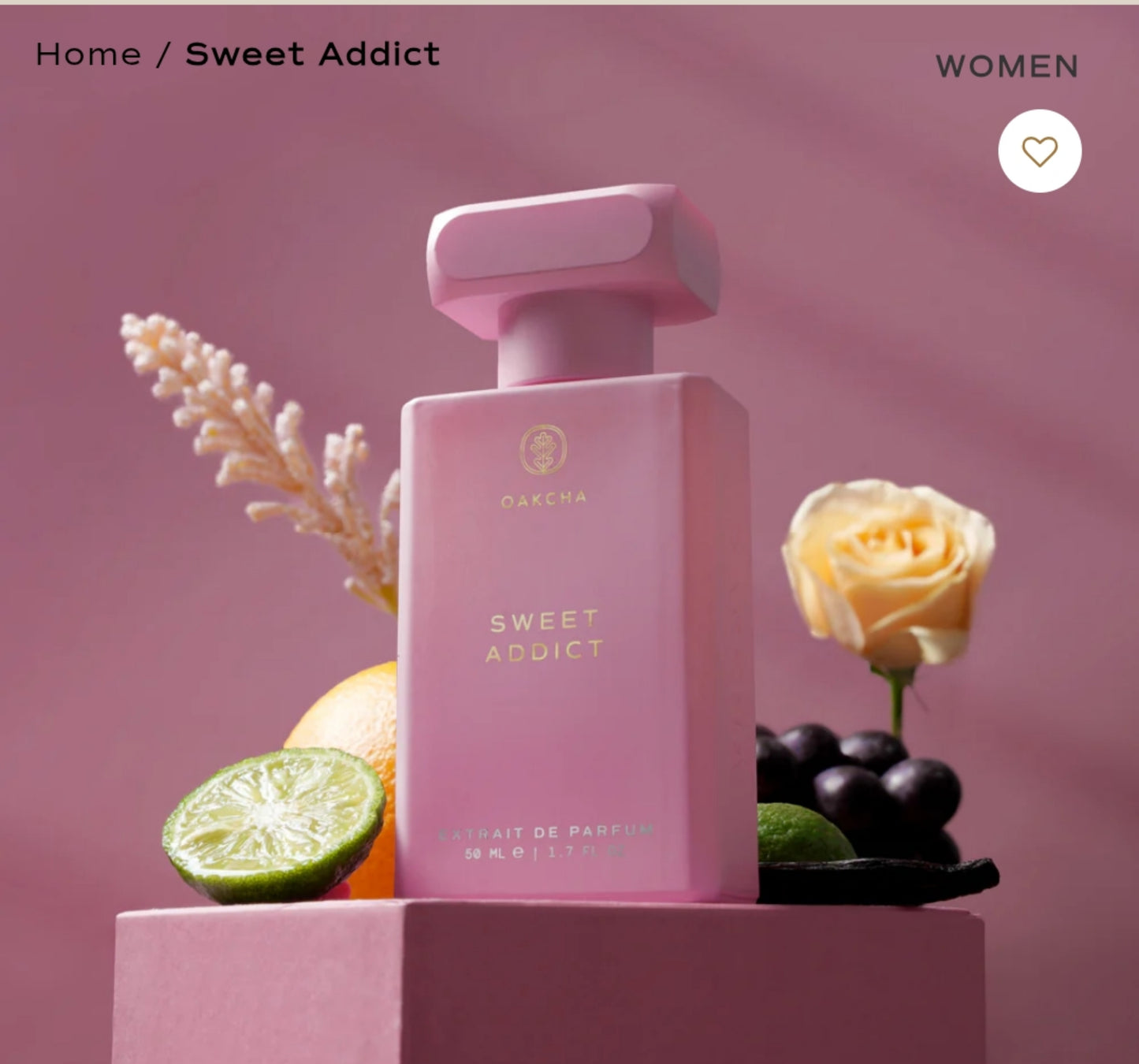 SWEET ADDICT  women. By Oakcha size 50ml