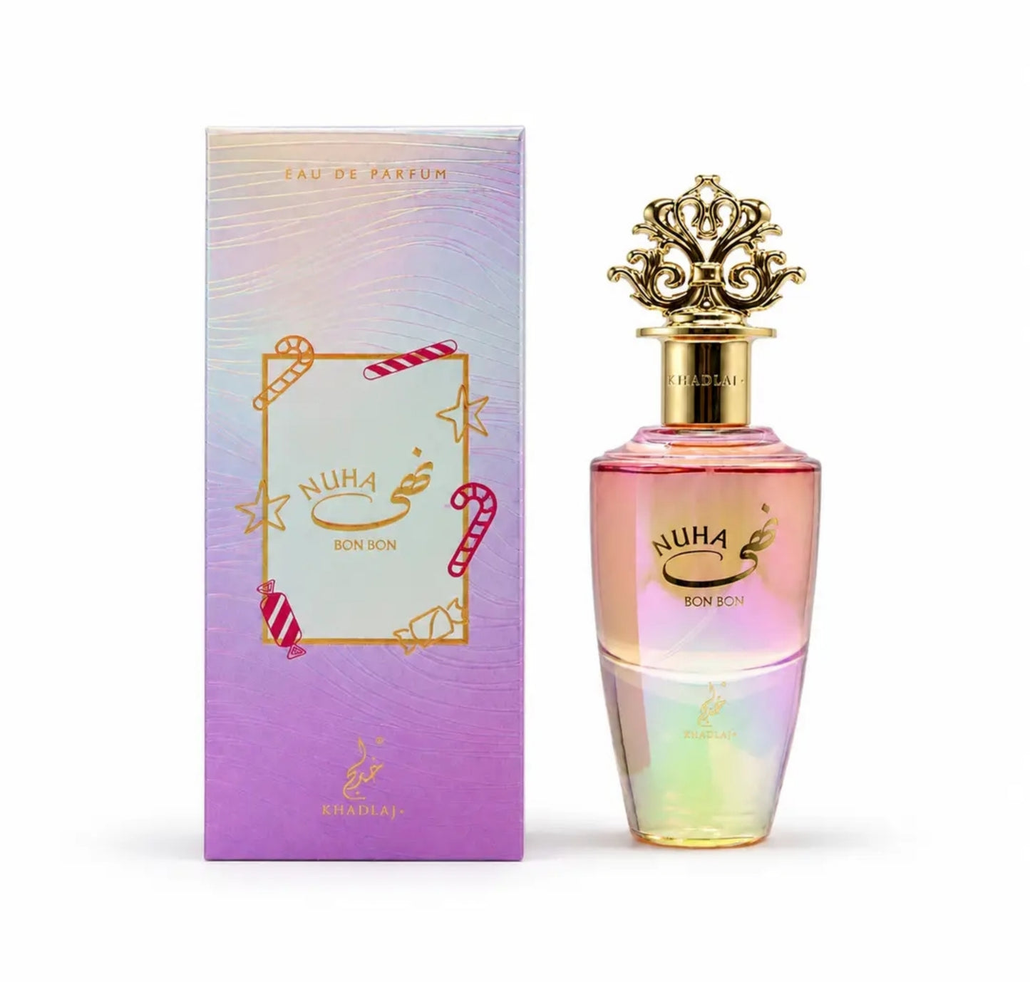 Nuha BonBon Eau de Parfum BY Khadlaj size 2.8oz ( 85ml)