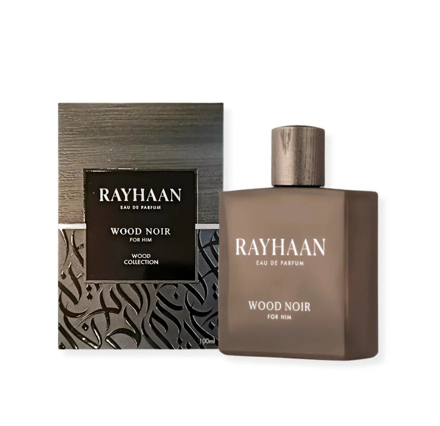 RAYHAAN WOOD NOIR EAU DE PARFUM 3.4oz 100ML
