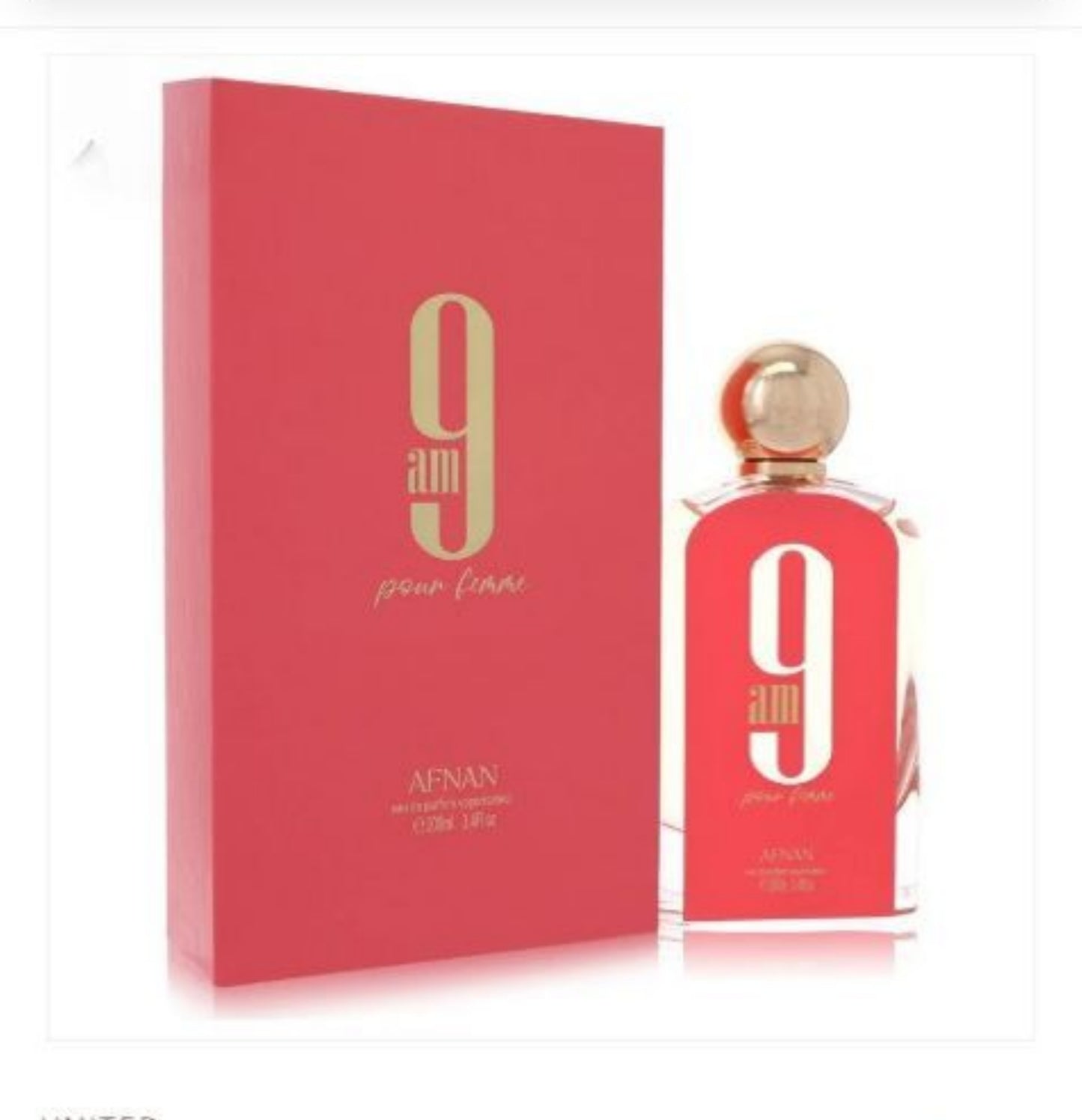 9AM POUR FEMME WOMEN EDP 100ML ( 3.4OZ) BY AFNAN